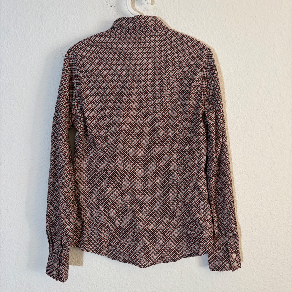 Cinch Geo Print Long Sleeve Button Down Western Shirt Size Small - Picture 6 of 6